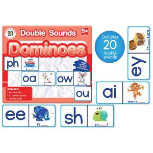 Learning Can Be Fun- Double Sounds Dominoes